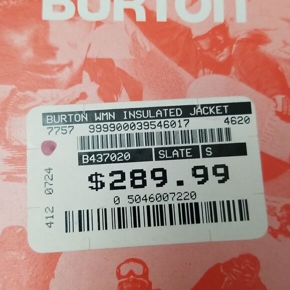 Burton Jacket Women's Size Small Insulated Snow Board NWT Activewear Outdoors - Picture 14 of 16